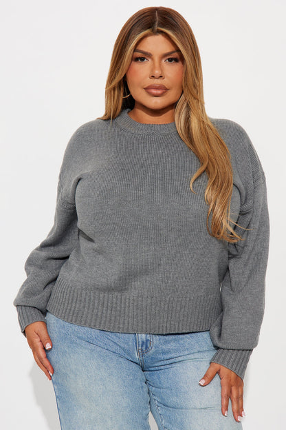 Safe Space Sweater - Grey