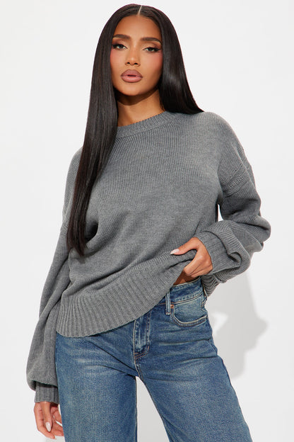 Safe Space Sweater - Grey
