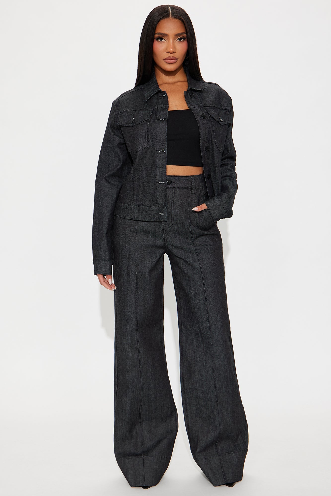 FYI Stretch Tailored Jeans - Black