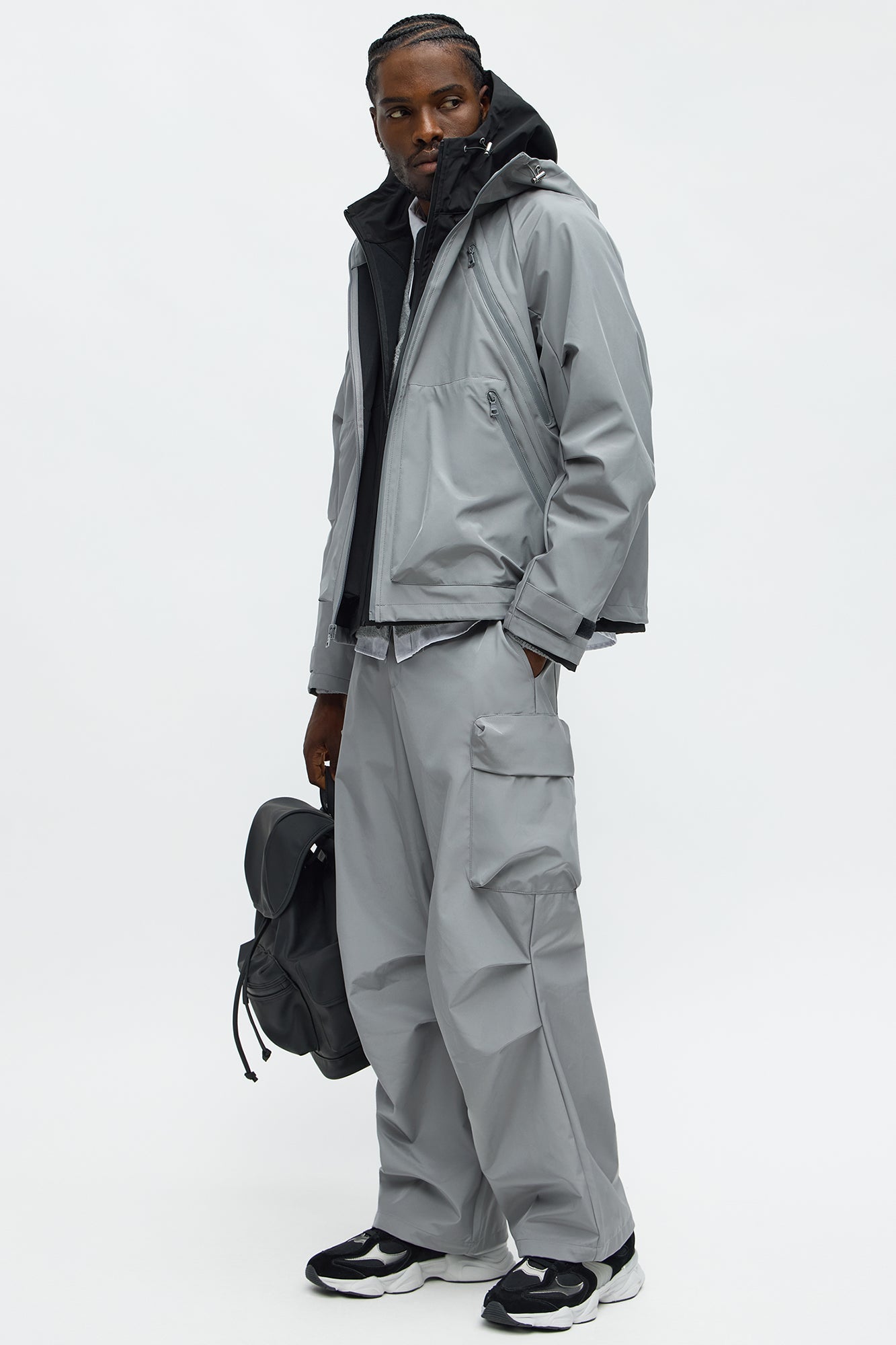 Baggy Peak Tech Cargo Pant - Grey
