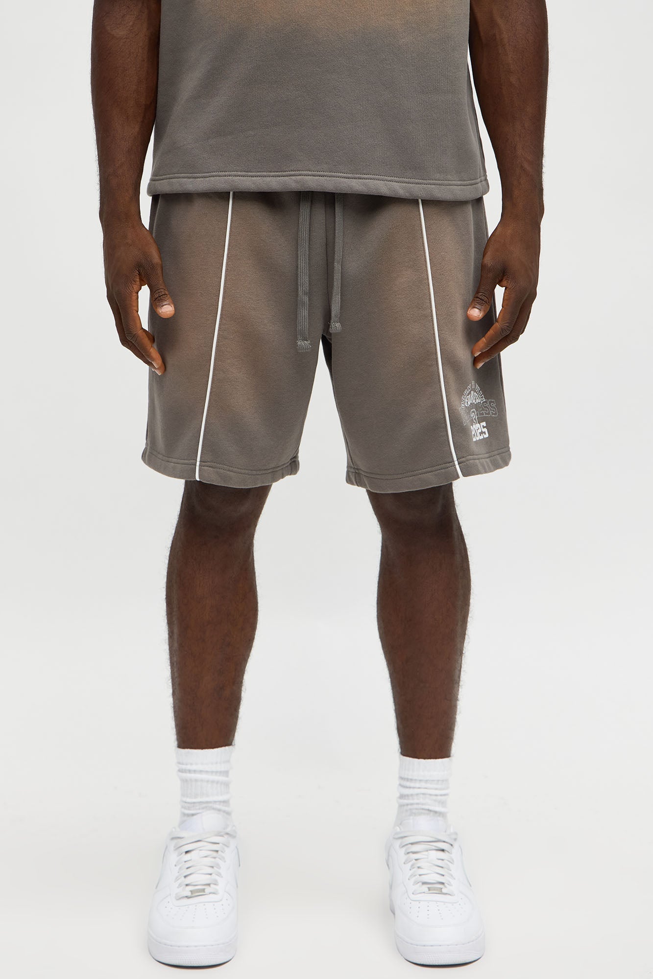Tyson Relaxed Just Go With It Shorts - Dark Grey