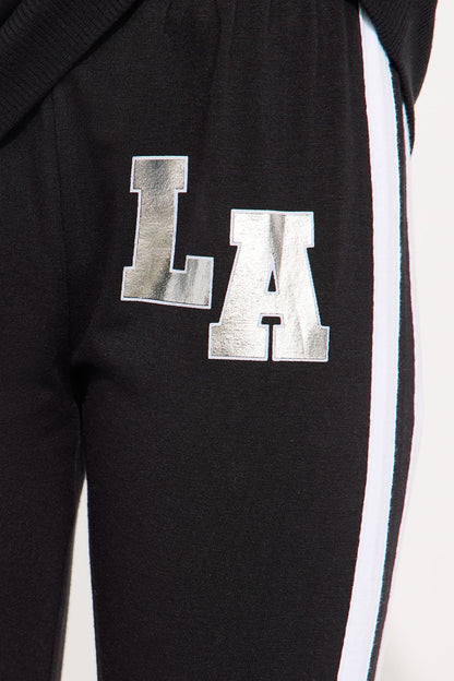 Mini LA Girl Legging Set - Black