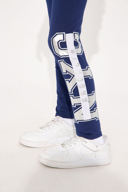 Mini Brooklyn Baby Legging Set - Heather/Combo