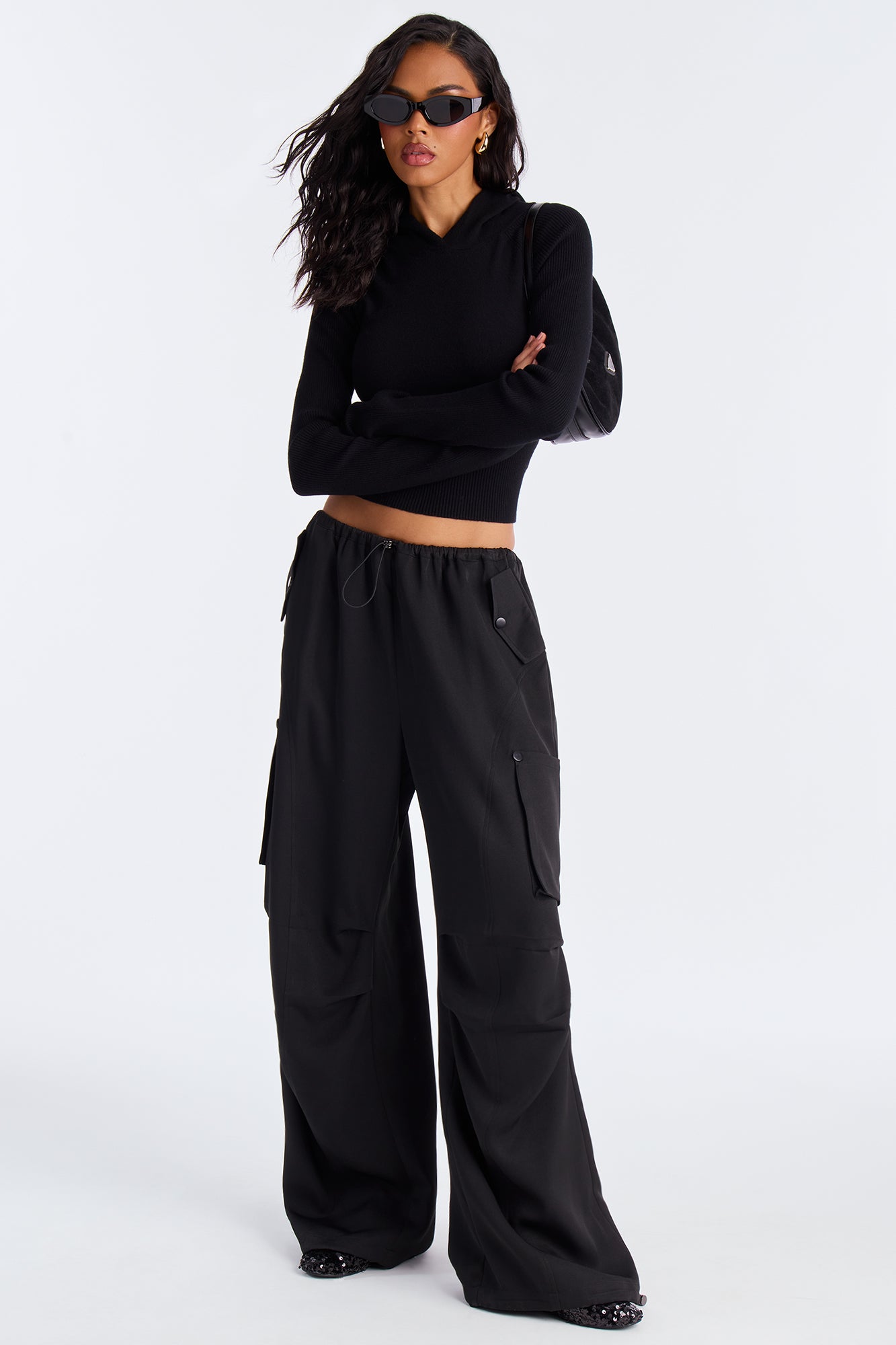 Gone Rogue Twill Stretch Jogger Cargo Pant 31 - Black