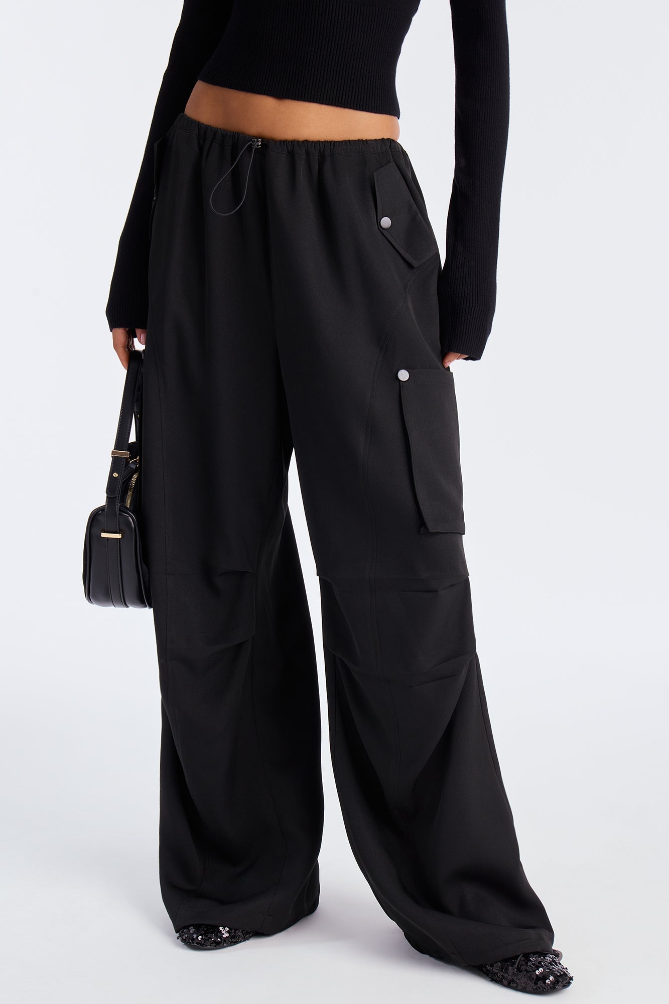 Gone Rogue Twill Stretch Jogger Cargo Pant 31 - Black