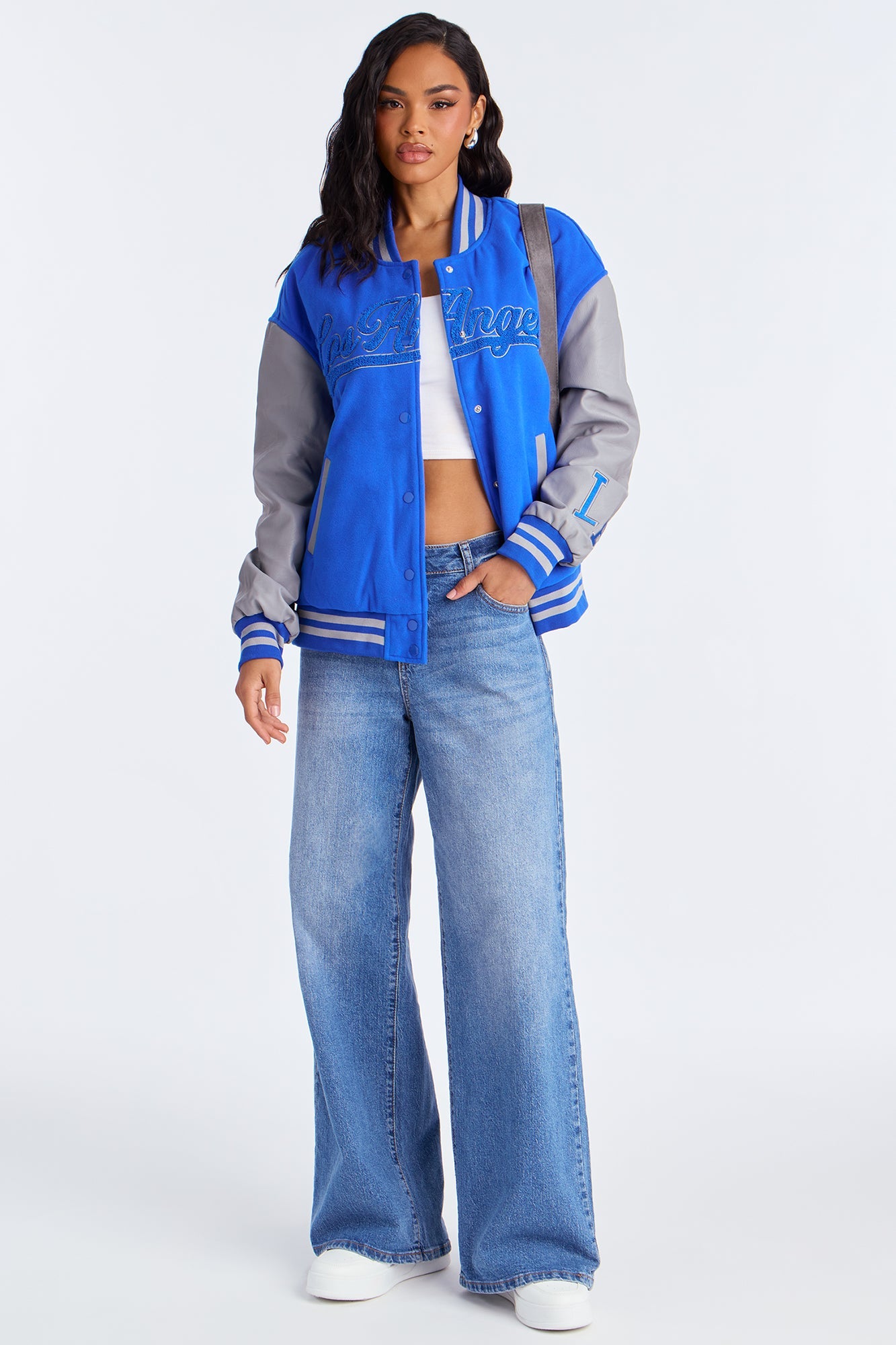 Los Angeles Pride Bomber Jacket - Royal/combo