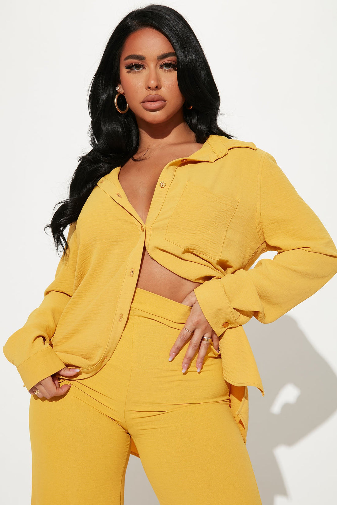 Makenzie Pant Set - Mustard