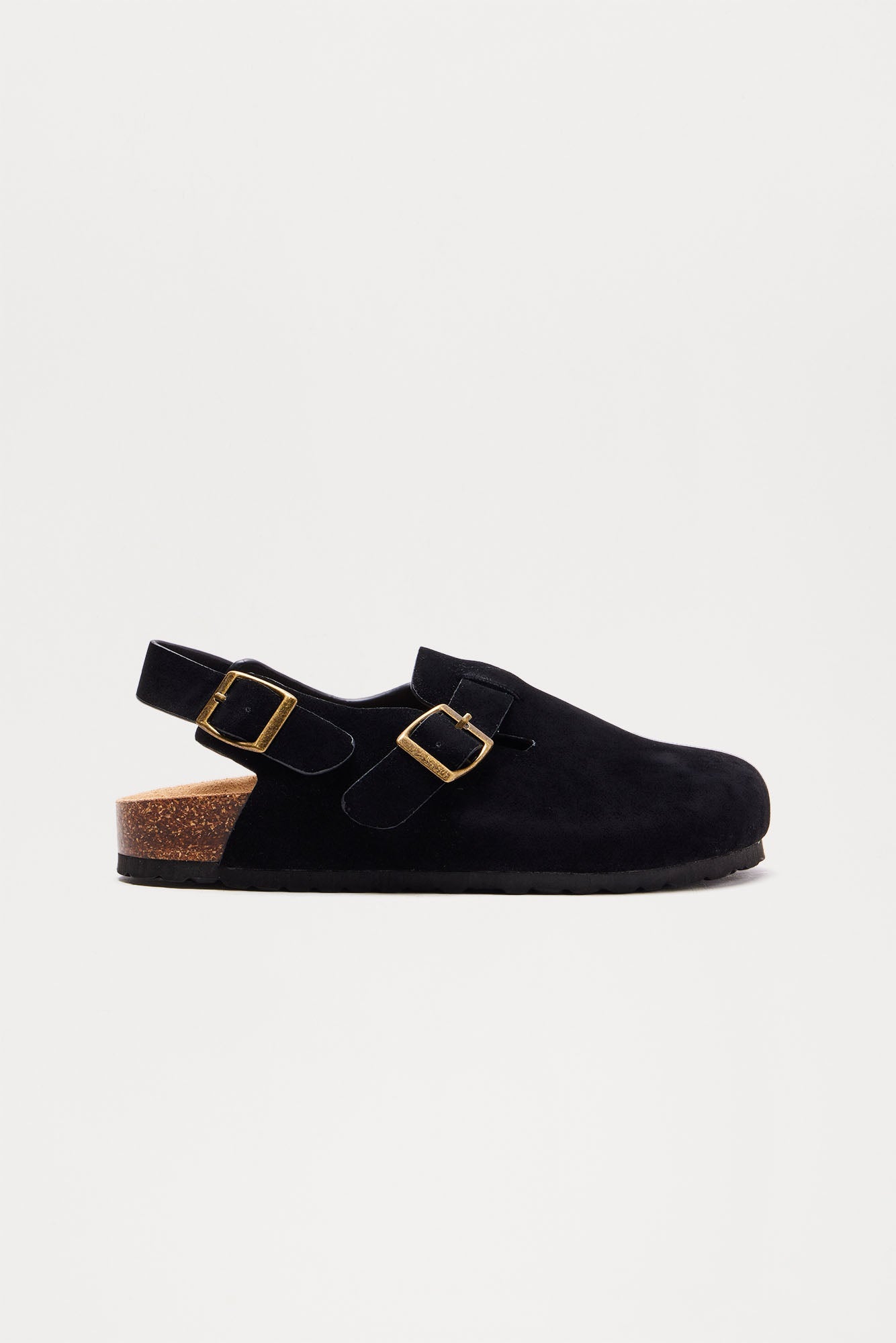 Fletcher Buckle Slides - Black