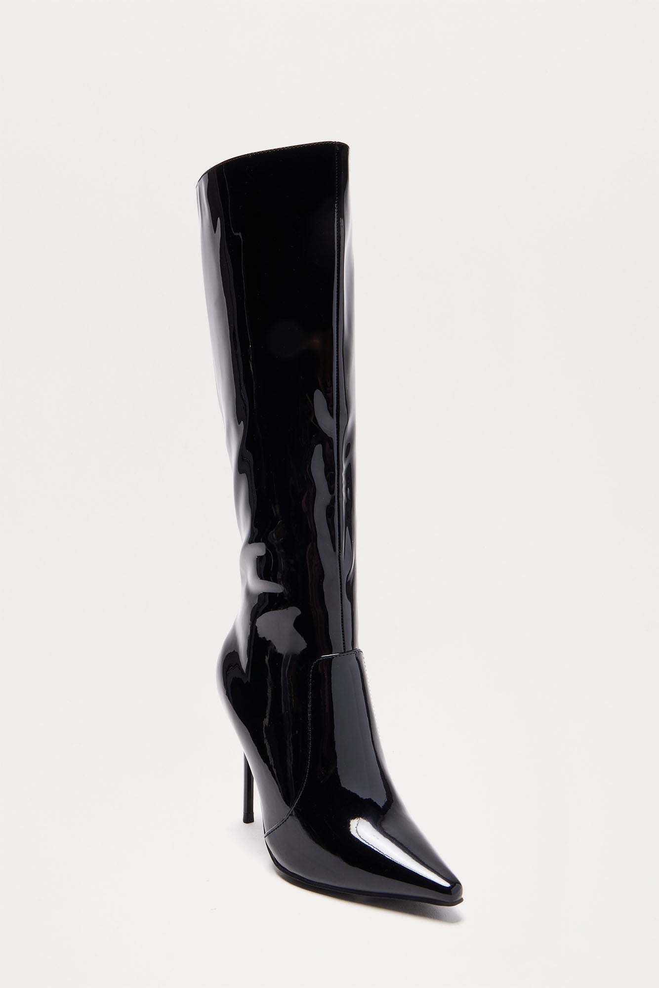 Lennon Knee High Boots - Black