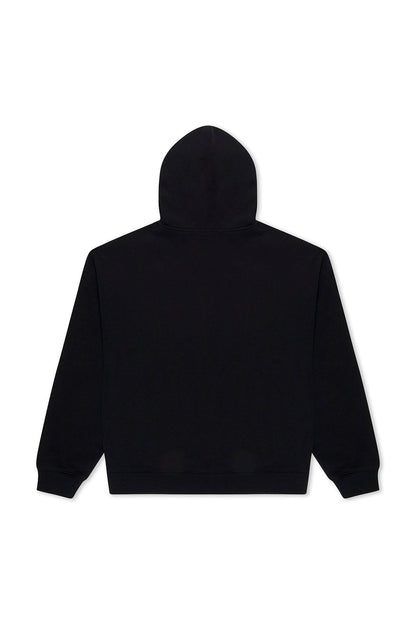 410 Oversized Zip Hoodie - Black