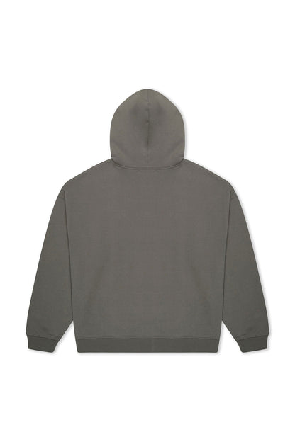 410 Oversized Zip Hoodie - Moss Grey