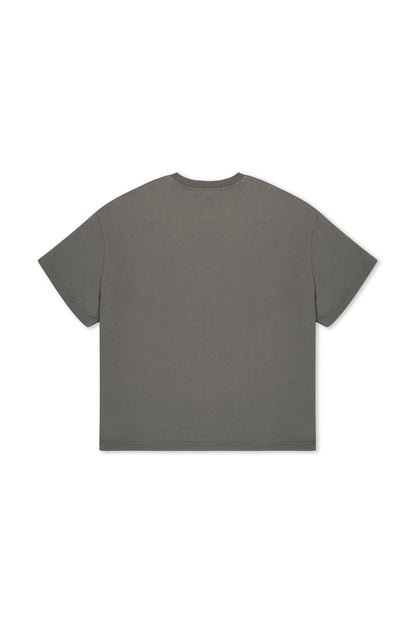 410 Oversized Fleece Tee - Moss Grey