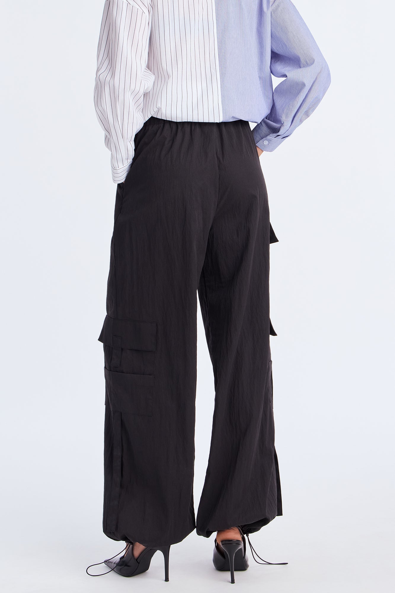 Mellow Weekends Cargo Jogger Pant 32″ - Black