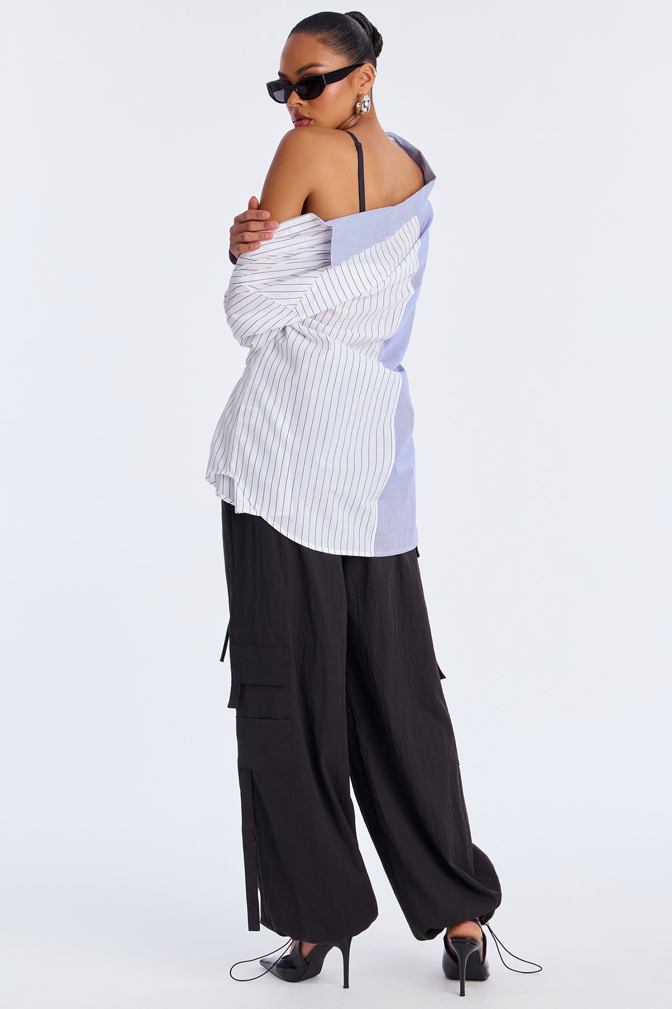 Mellow Weekends Cargo Jogger Pant 32″ - Black