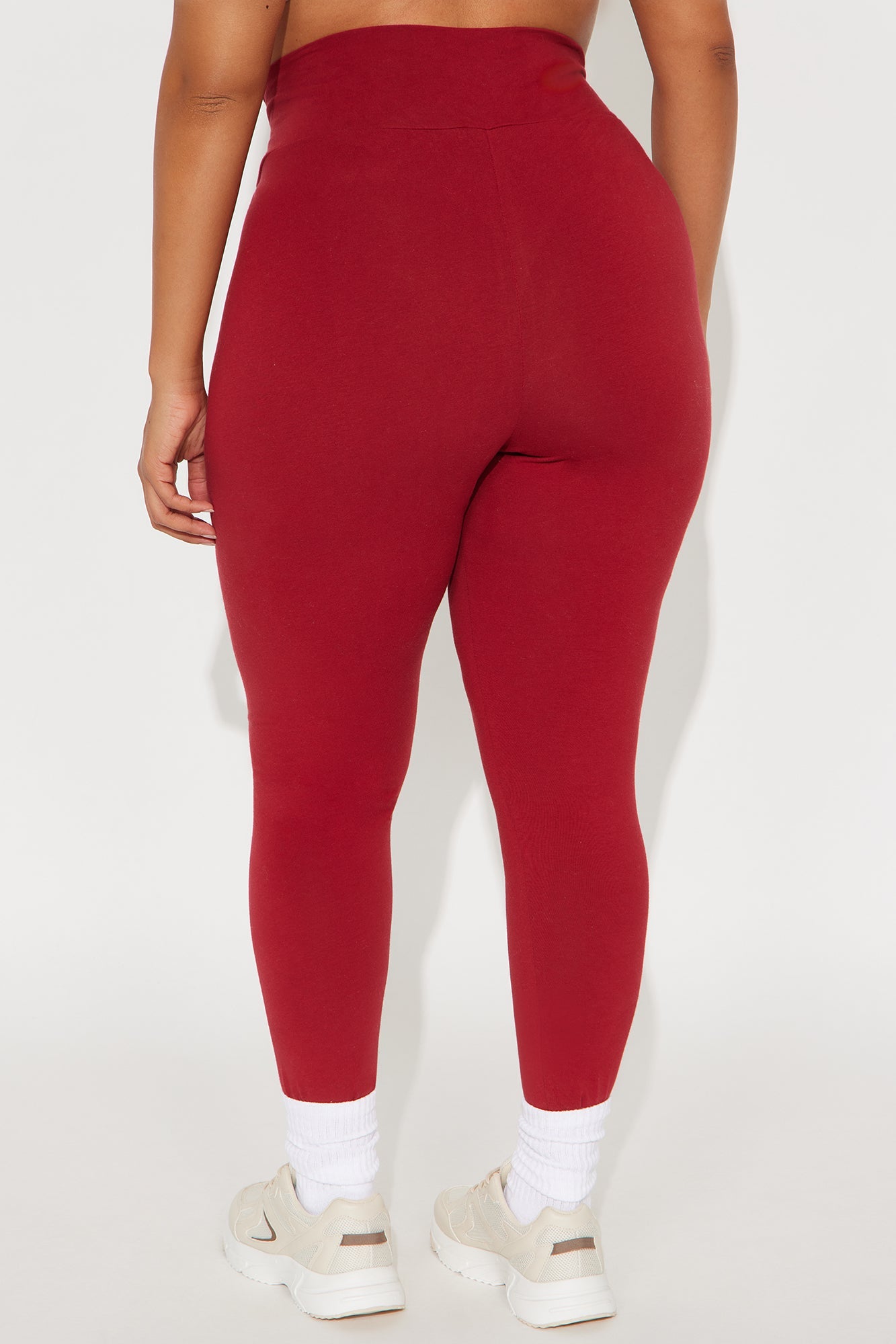Running Around High Rise Legging - DarkRed
