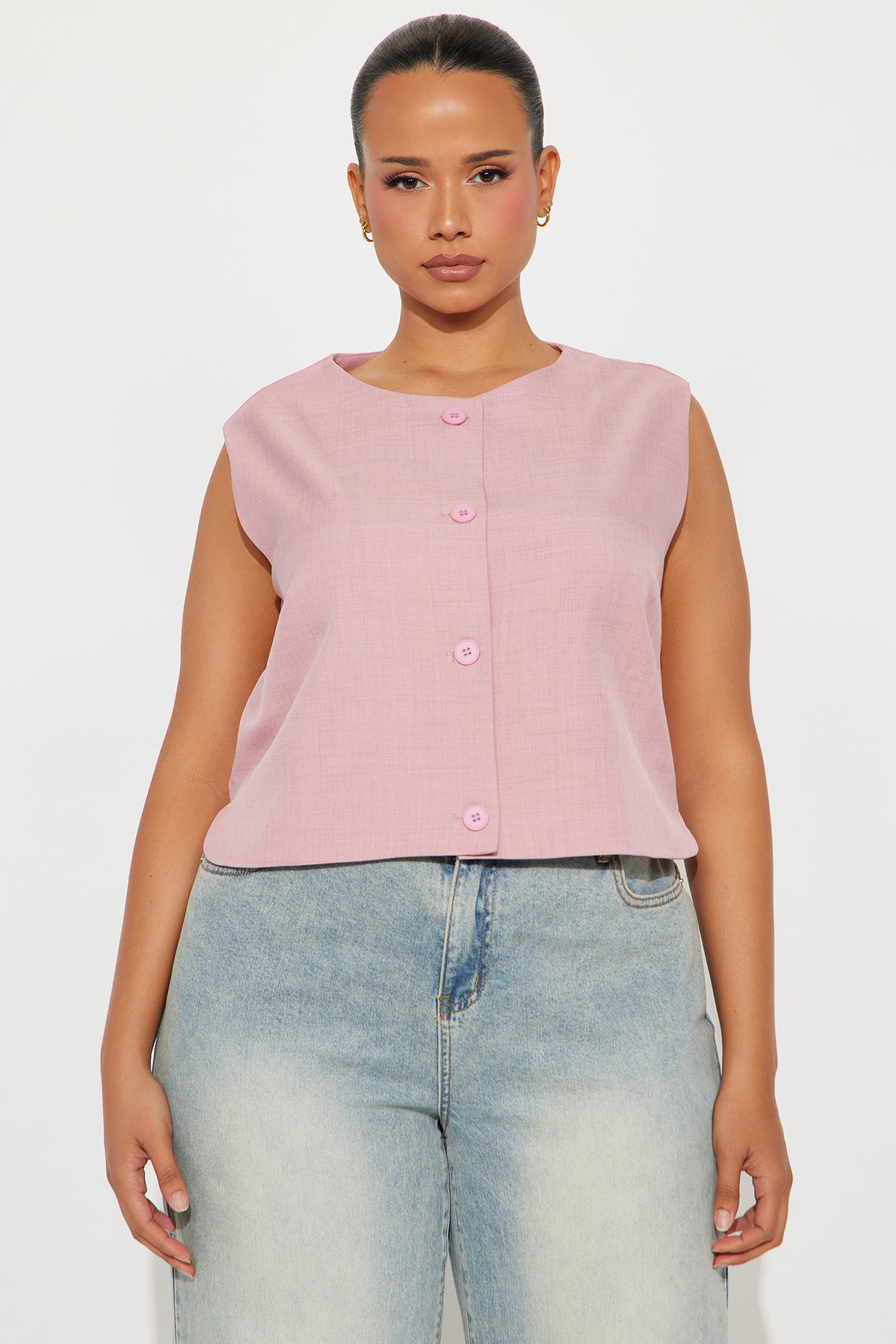 The Sharon Vest - Pink