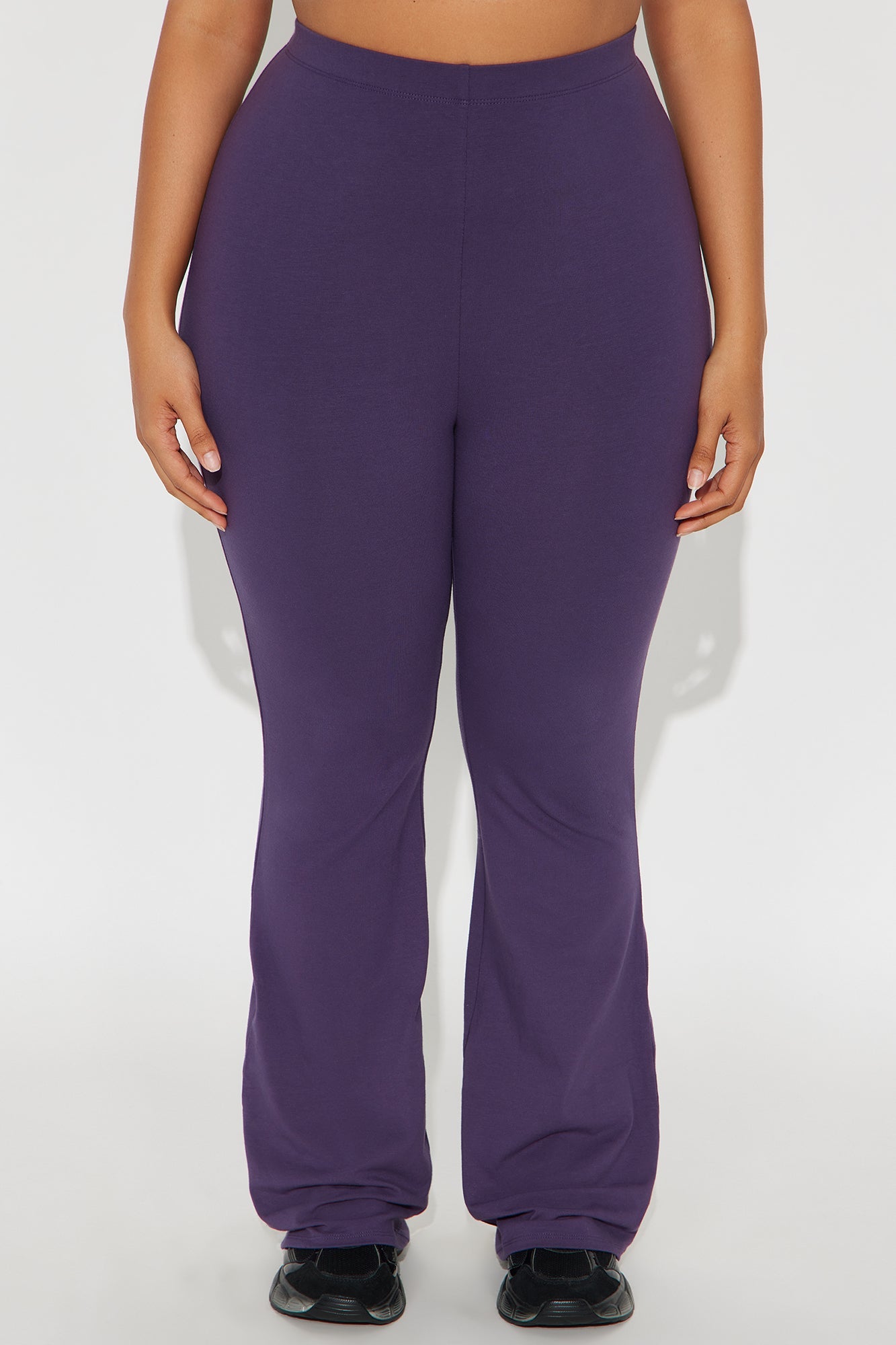 Adriana Flare Pant - Plum