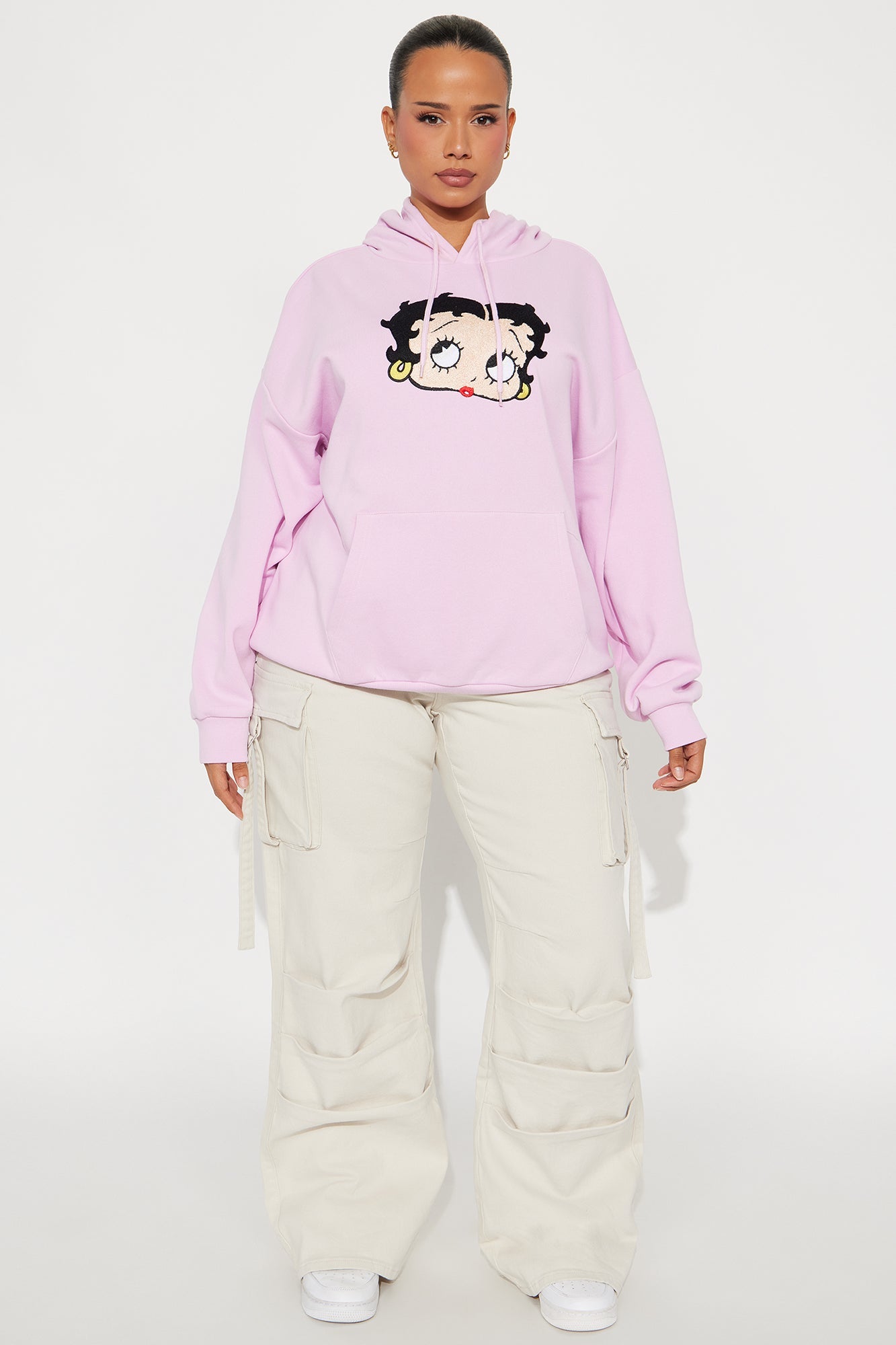 Betty Boop Drip Sweatshirt Hoodie - Pink