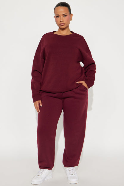 Candice Jogger - Burgundy