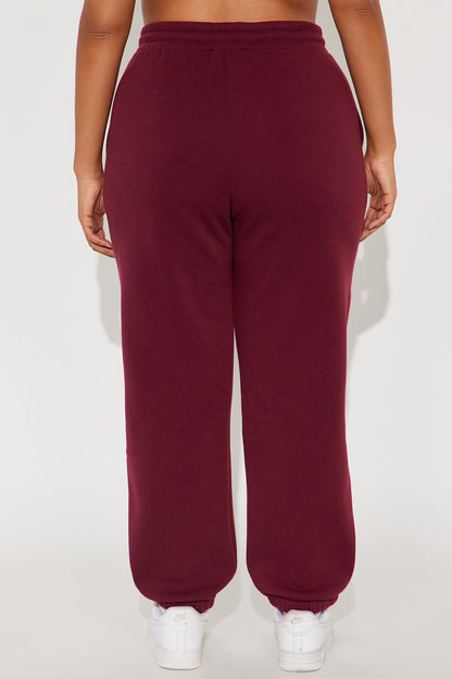 Candice Jogger - Burgundy