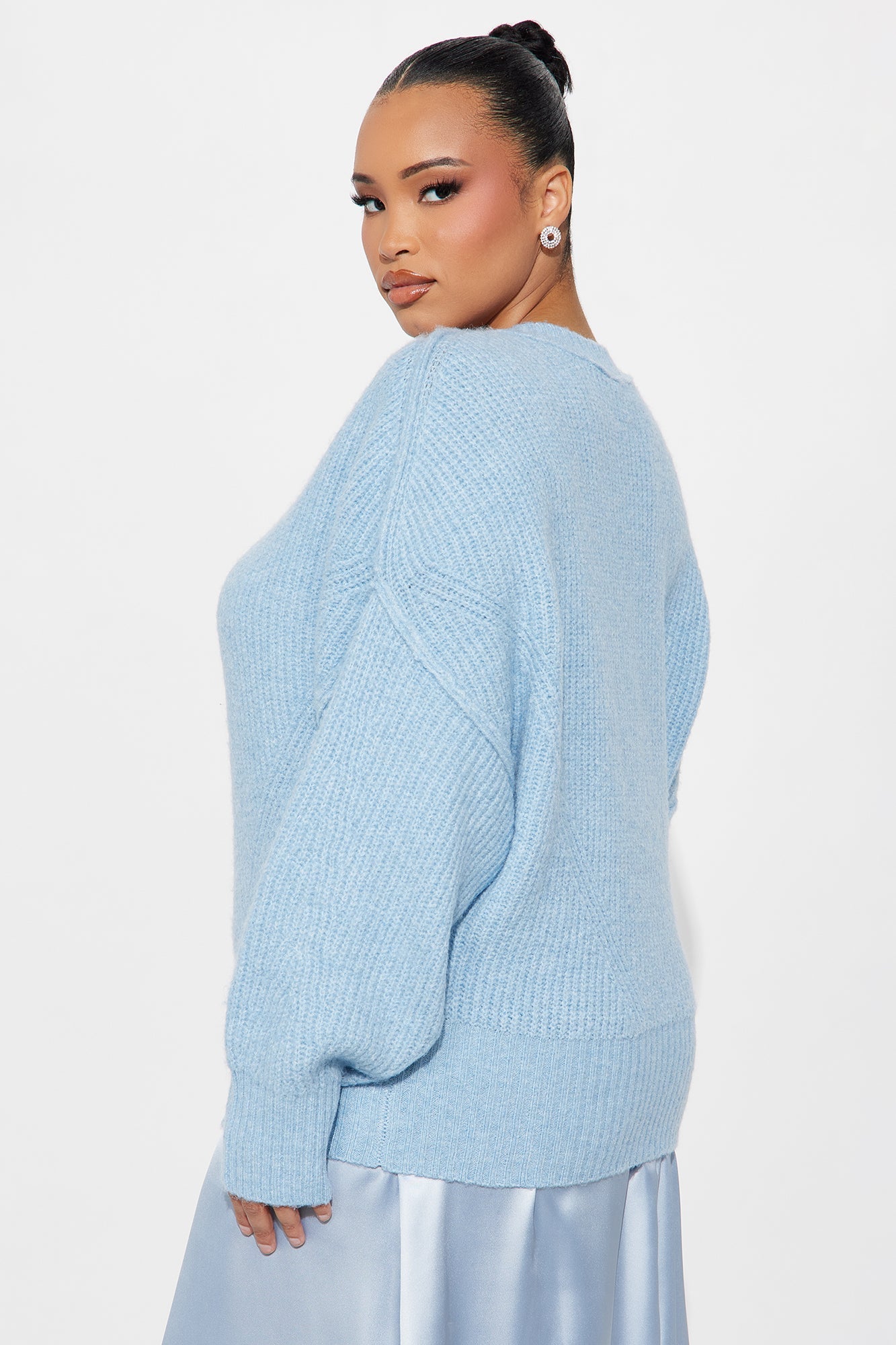 Ice Baby Crew Neck Sweater - Blue