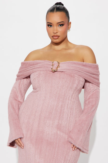 Somma Sweater Maxi Dress - Mauve