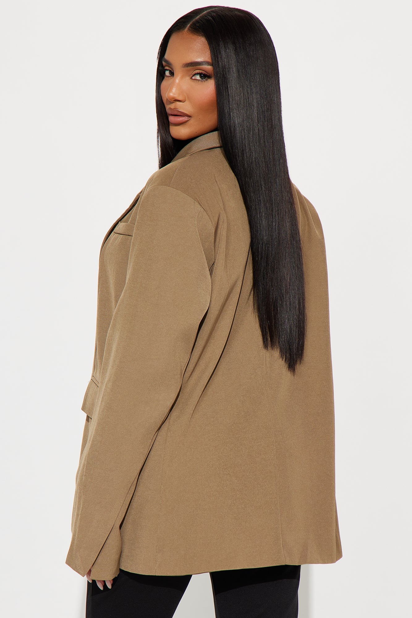 Beatrice Oversized Blazer - Olive
