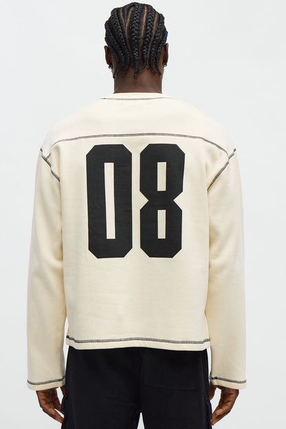 Crazy 8 Crewneck Sweatshirt - Cream