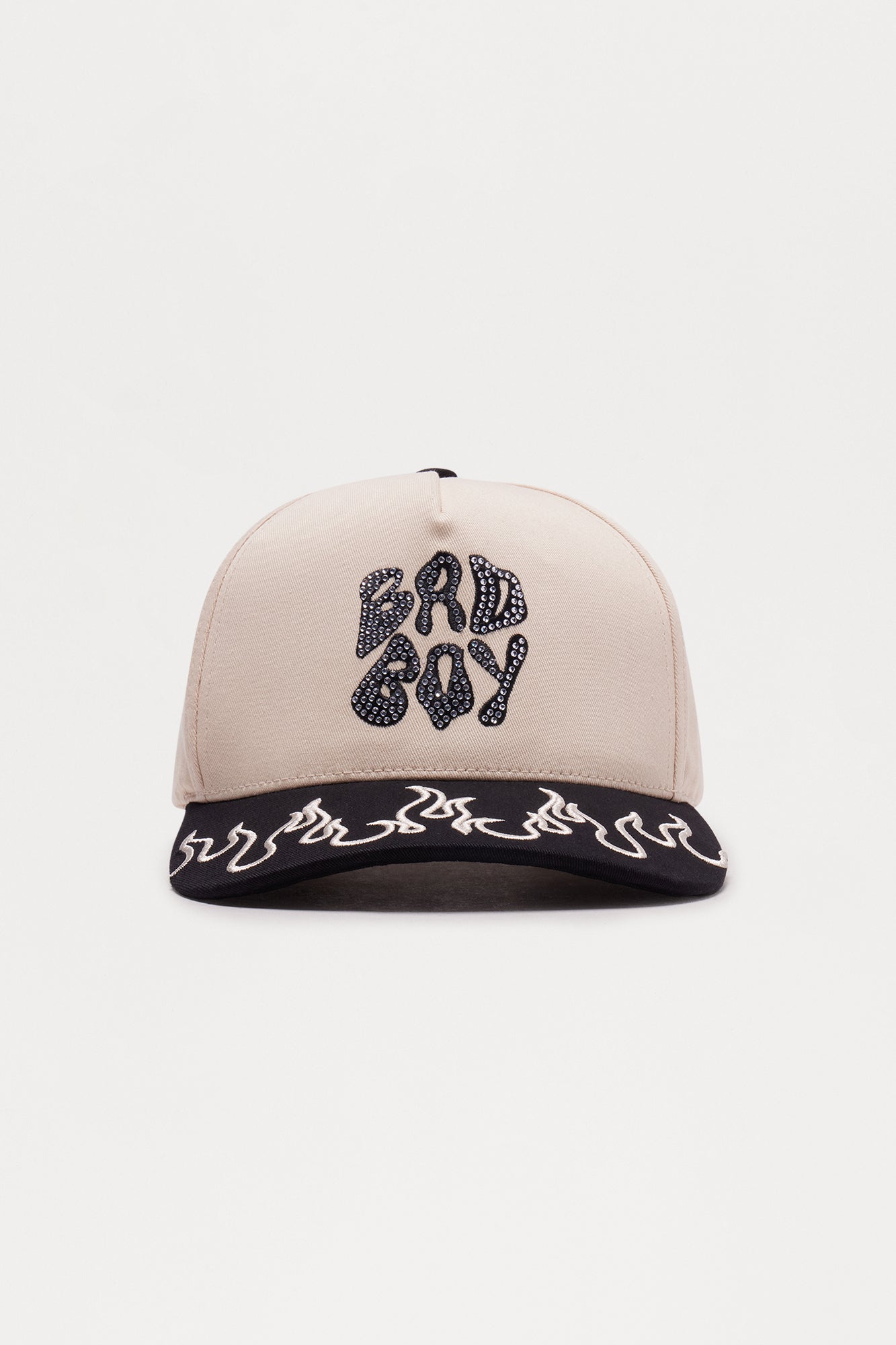 Bad Boy Stoned Structured Snapback Hat - Stone/Combo