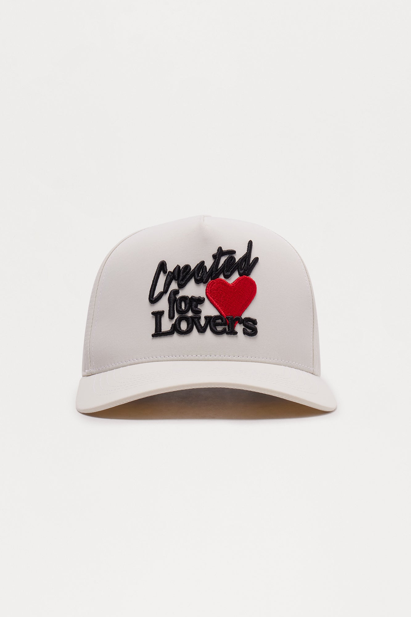 Curated Lover Nylon Structured Snapback Hat - Stone