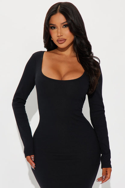 Only One For You Maxi Dress - Black