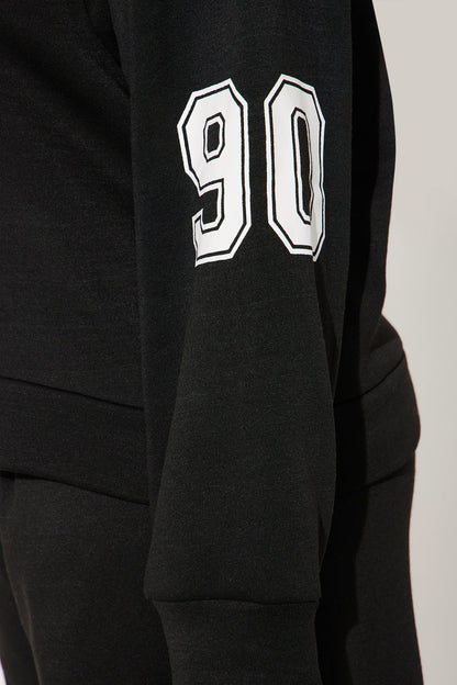 Brooklyn NY Fleece Pant Set - Black/Red