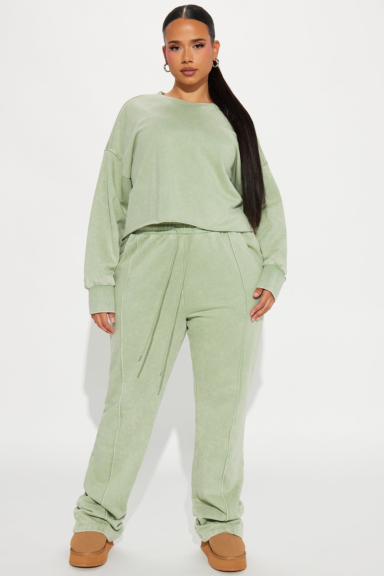 Chill Out Lounge Flare Pant - Sage