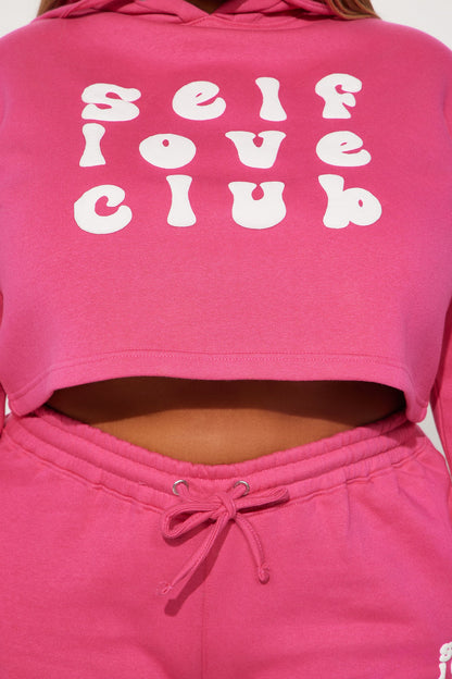 Self Love Club Hoodie - Pink