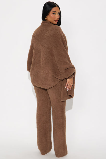 Living Cozy Pant Set - Mocha