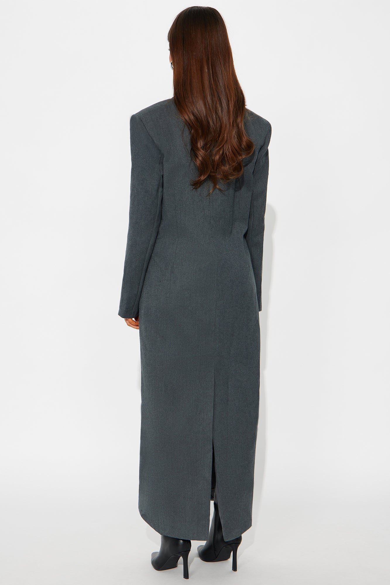 Level Of Sophistication Trench Coat - Charcoal