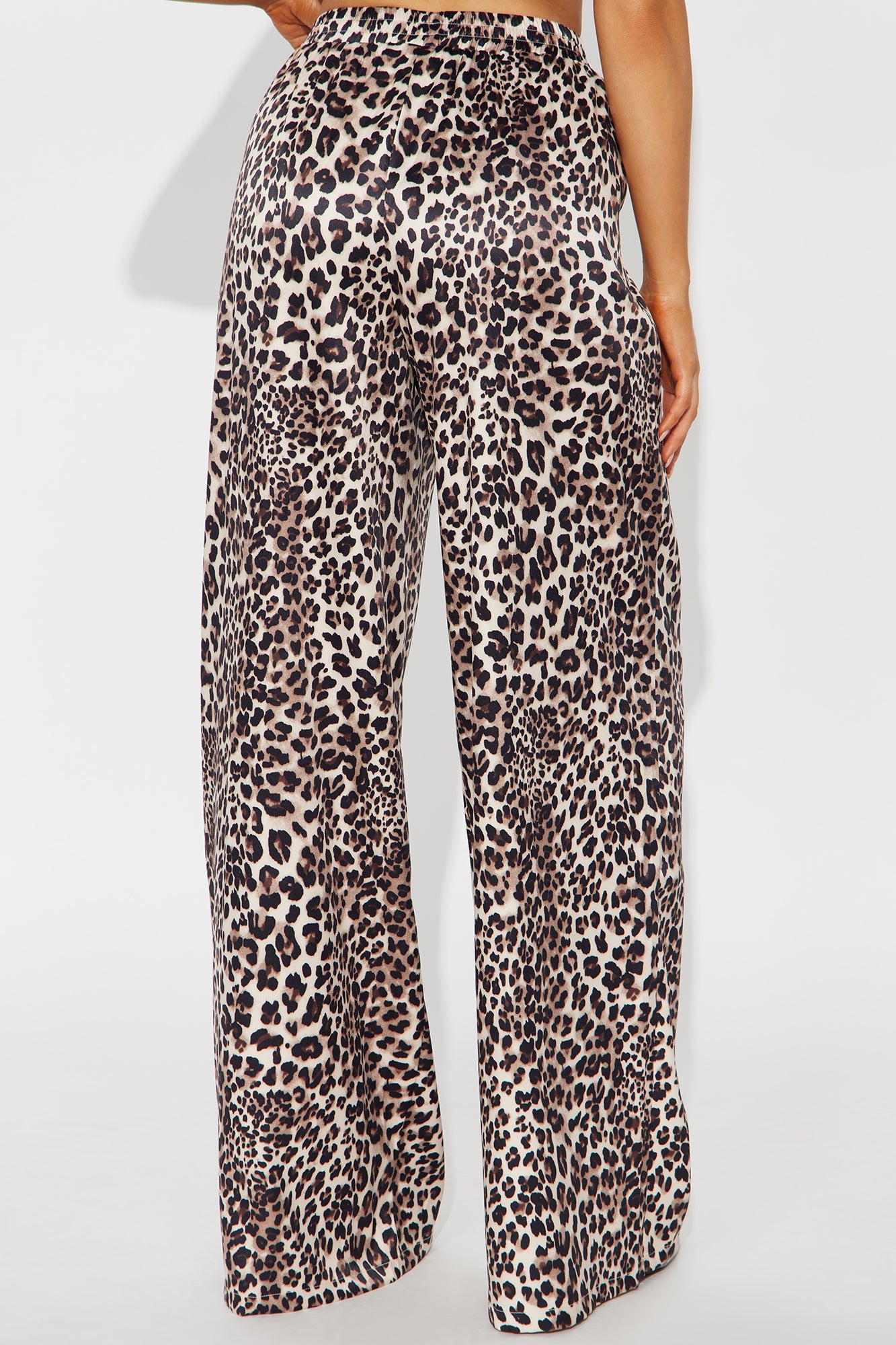 Gentle Touch High Rise Wide Leg Leopard Pant 32 - Leopard