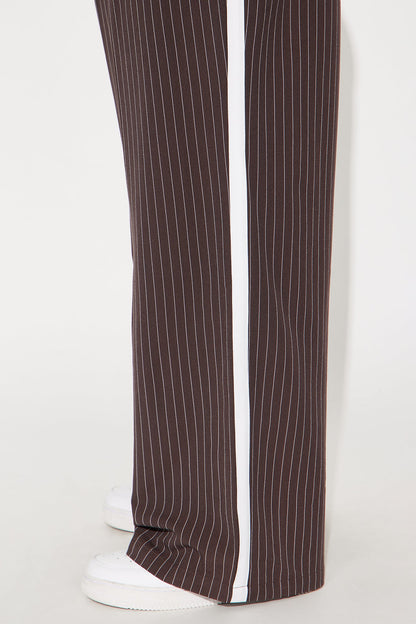 Dedicated To You Double Waistband Trouser - Mocha