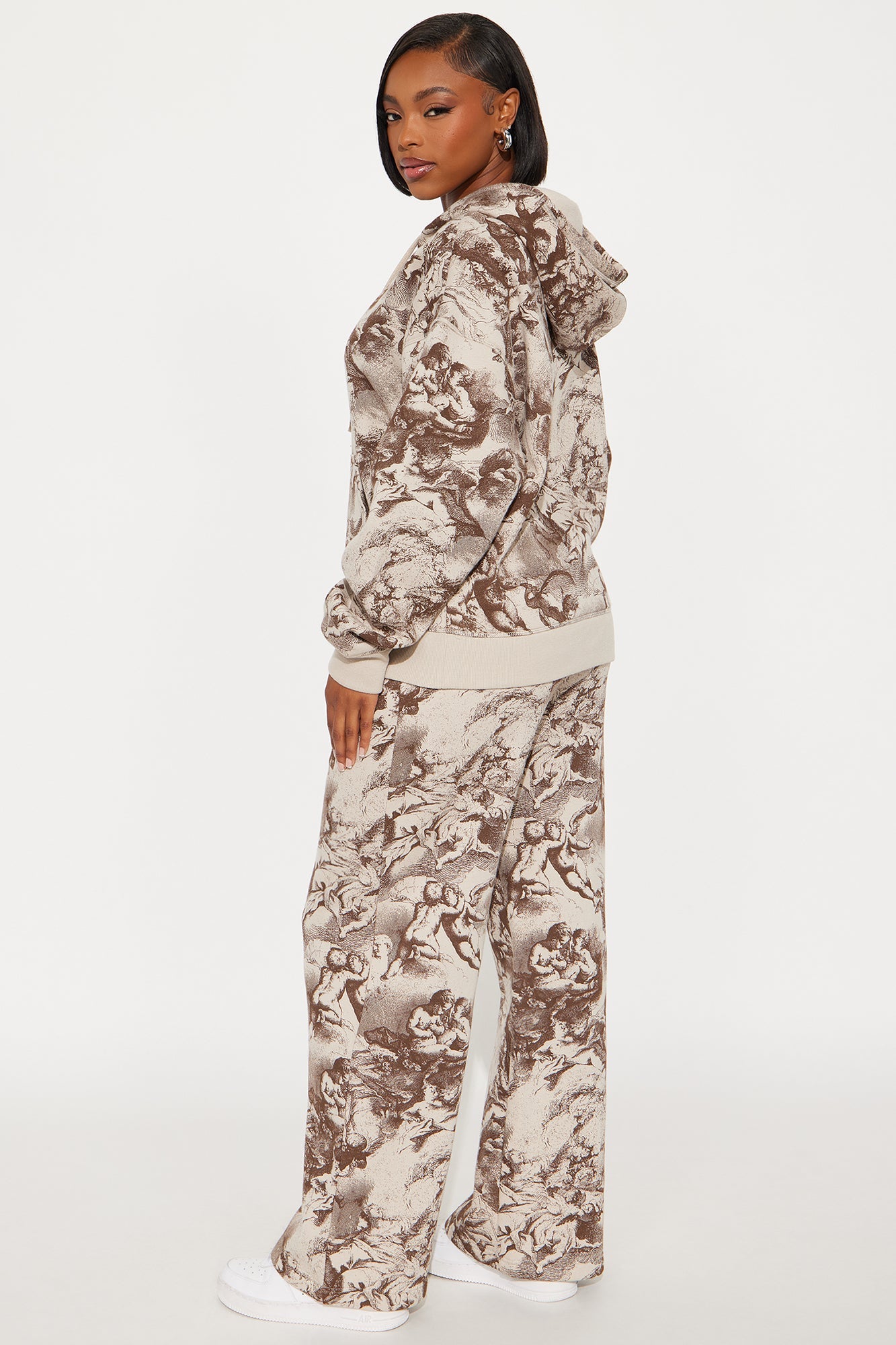 Heaven Made Fleece Oversized Hoodie - Taupe