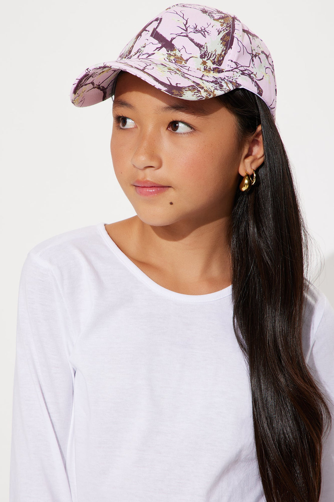 Mini Change Of Scenery Baseball Hat - Pink/combo