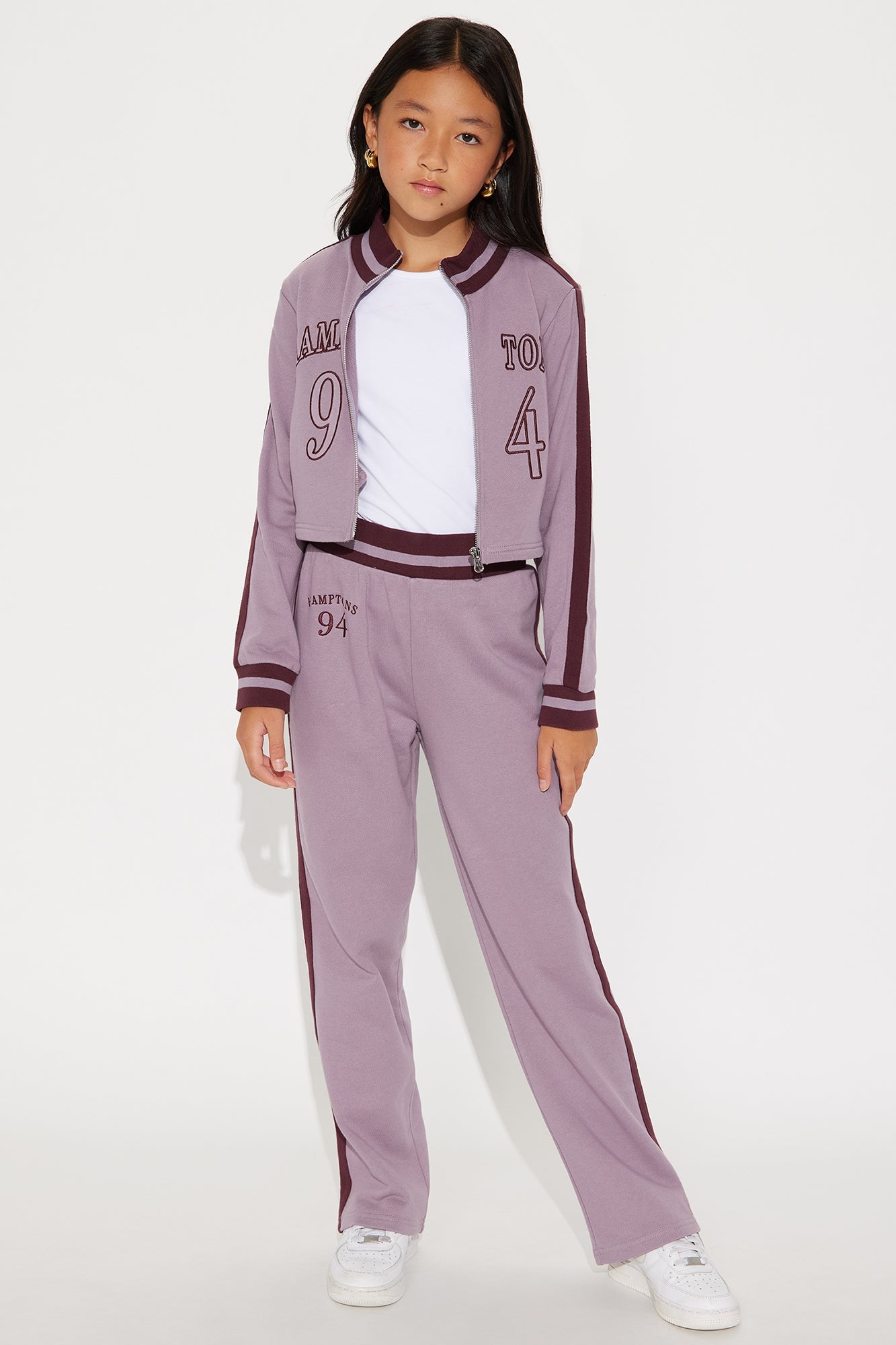 Mini Hamptons 94 Track Pant Set - Purple