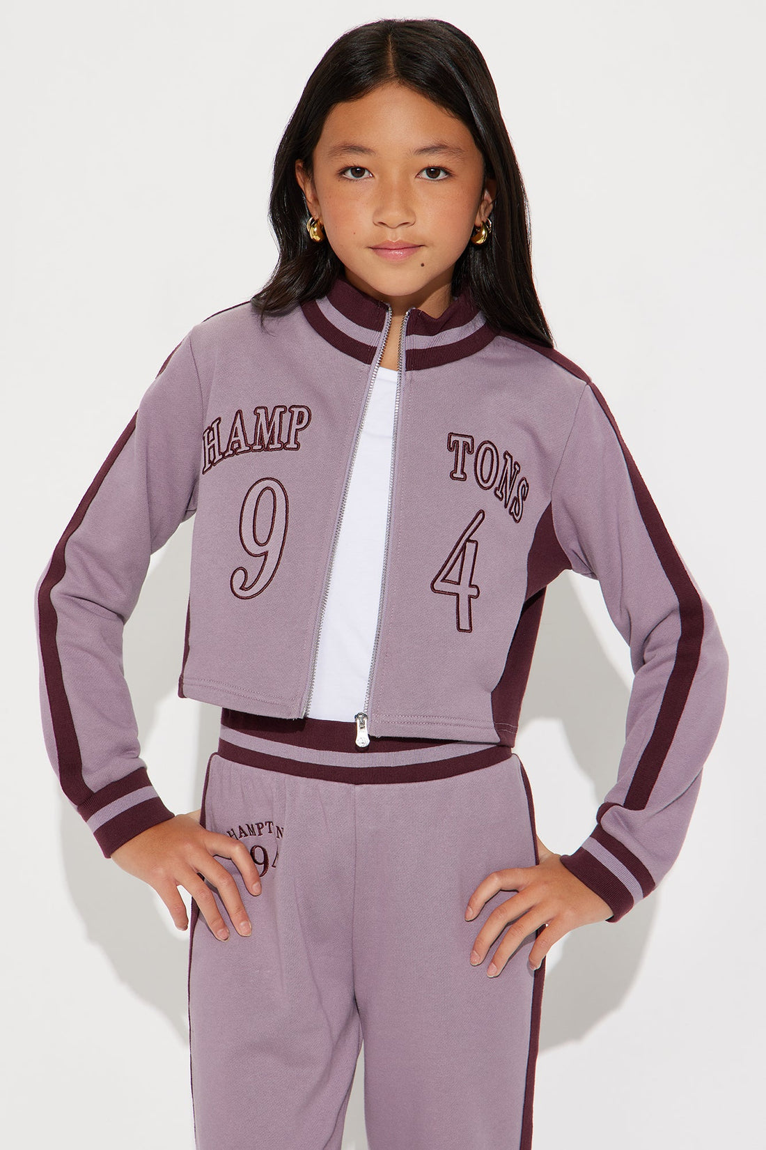Mini Hamptons 94 Track Pant Set - Purple