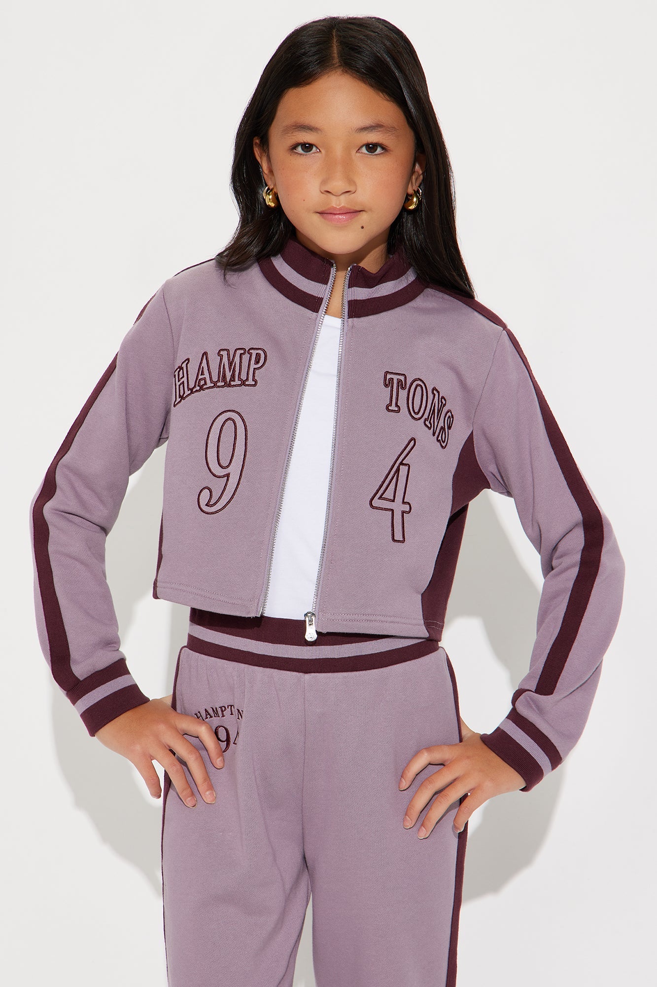 Mini Hamptons 94 Track Pant Set - Purple