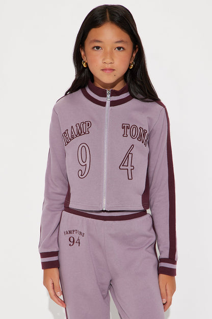 Mini Hamptons 94 Track Pant Set - Purple
