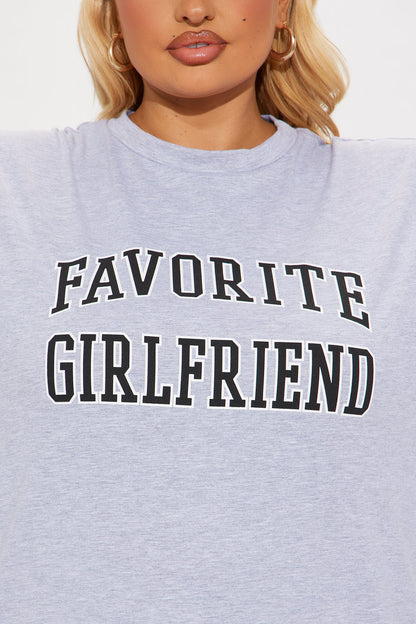 Favorite Girlfriend Legging Set - Heather Grey
