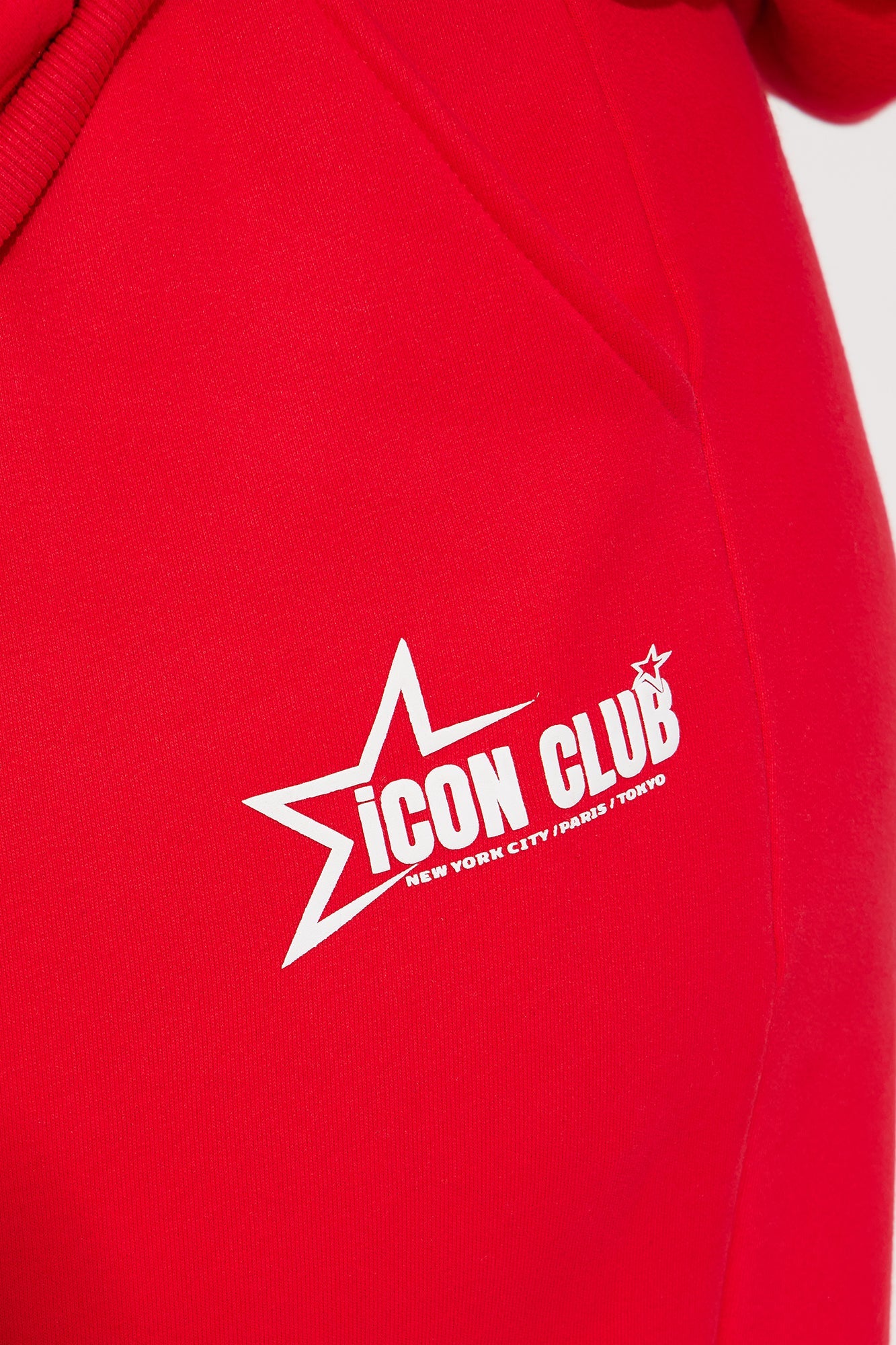Iconic Club Fleece Pant Set - Red