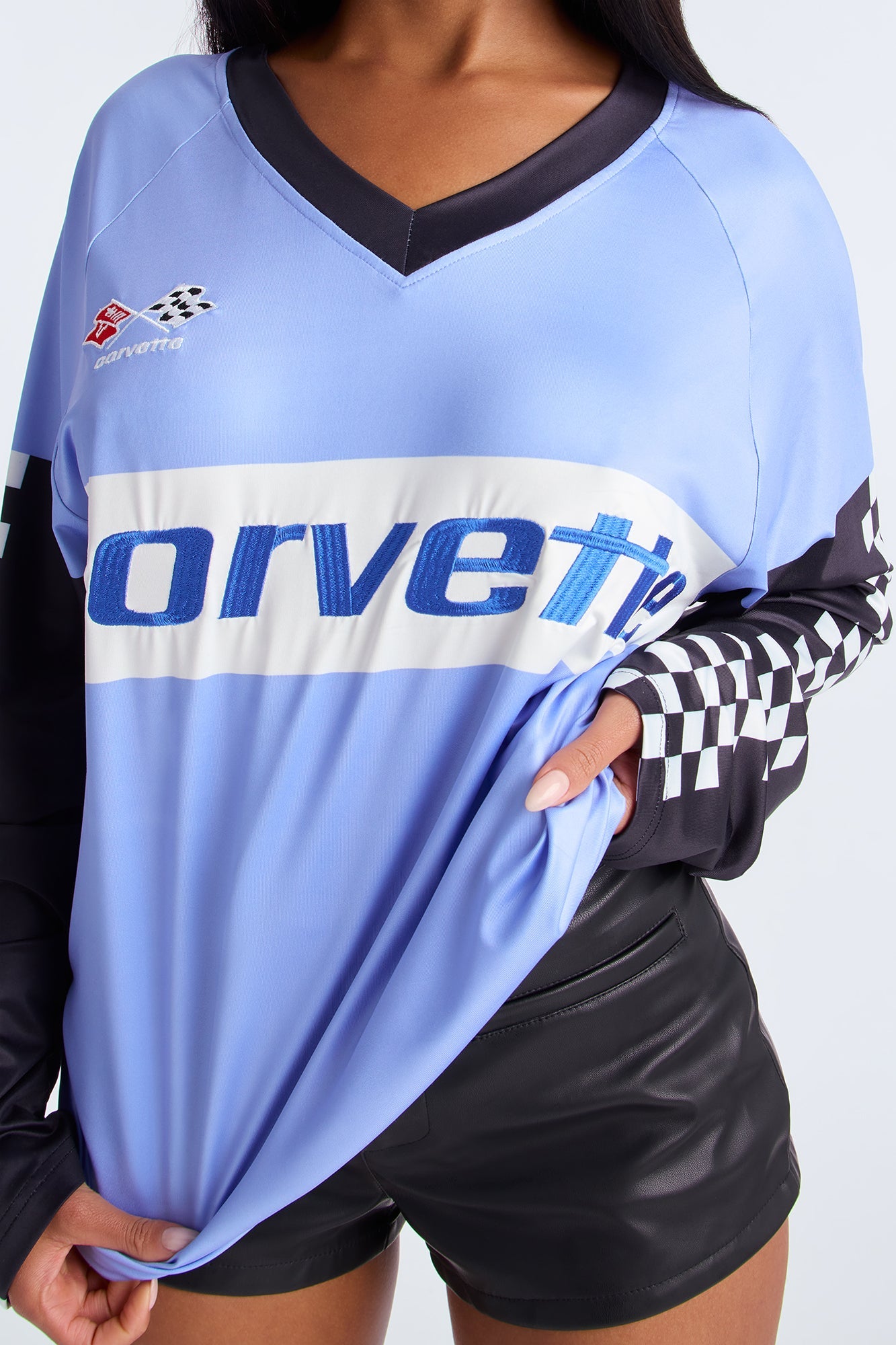 Corvette Heat Jersey Tee - Blue