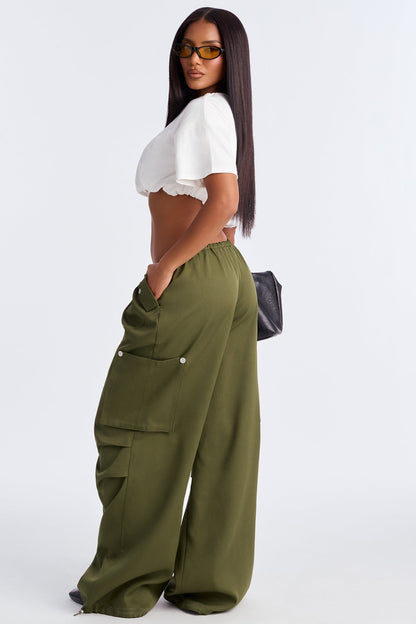 Gone Rogue Twill Stretch Jogger Cargo Pant 31 - Olive