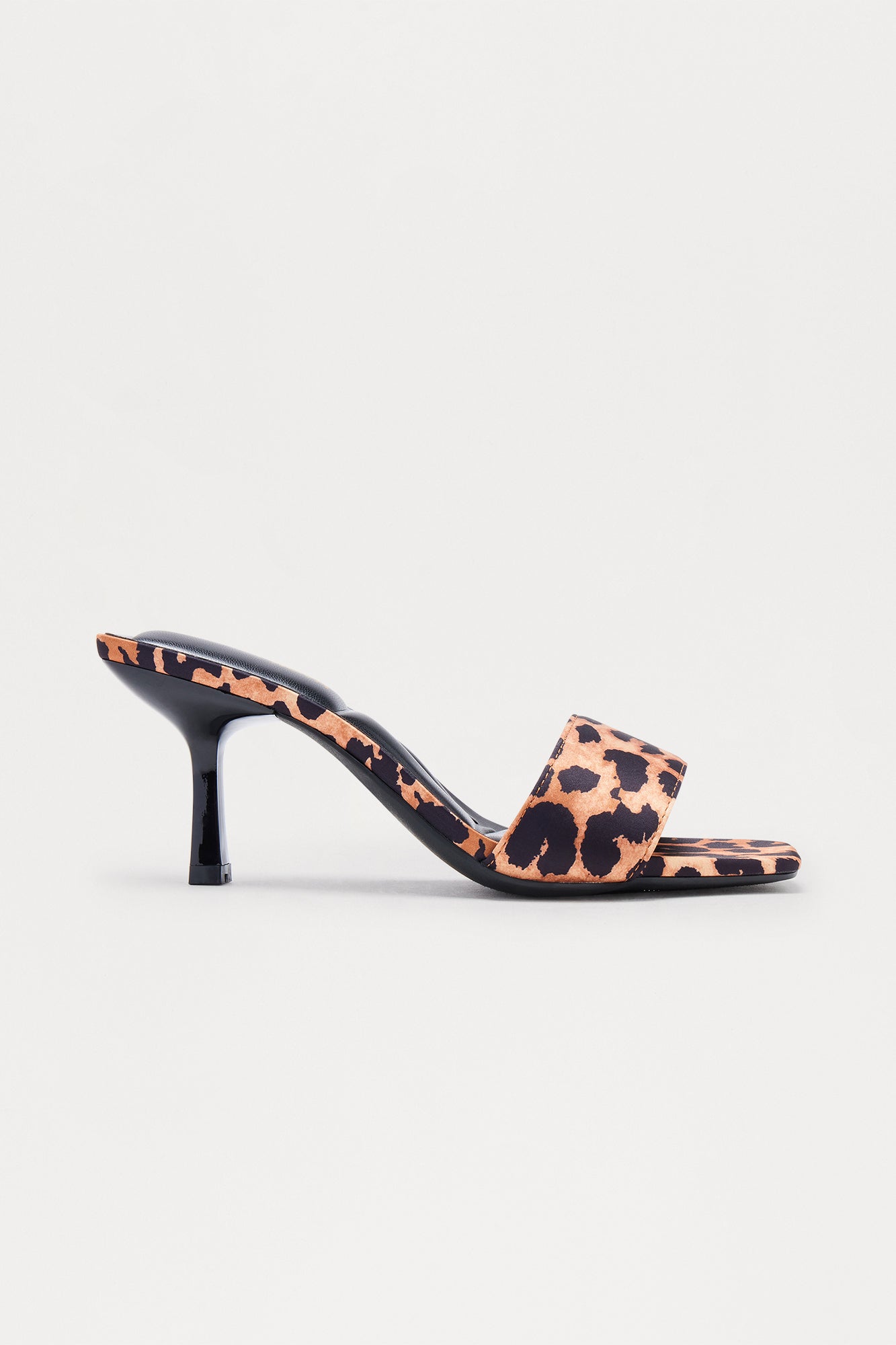 Mersa Faux Pony Hair Mules - Leopard