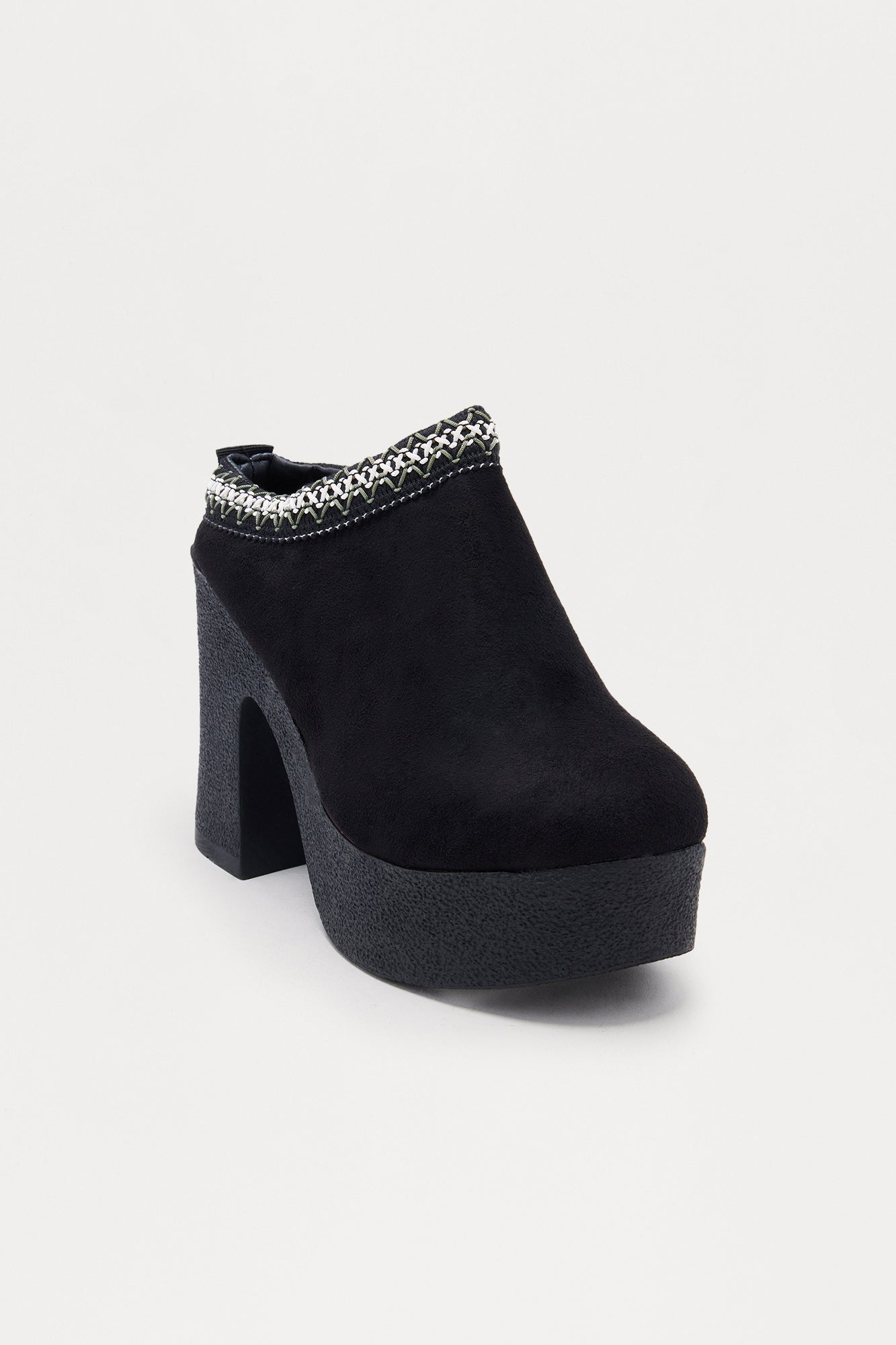 Finnick Platform Booties - Black